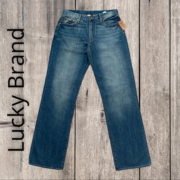 Lucky Brand Other - Lucky Brand Jeans Straight Leg Sz 34 Men Mid Rise